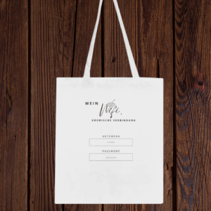 Klassische Tragetasche Weiß